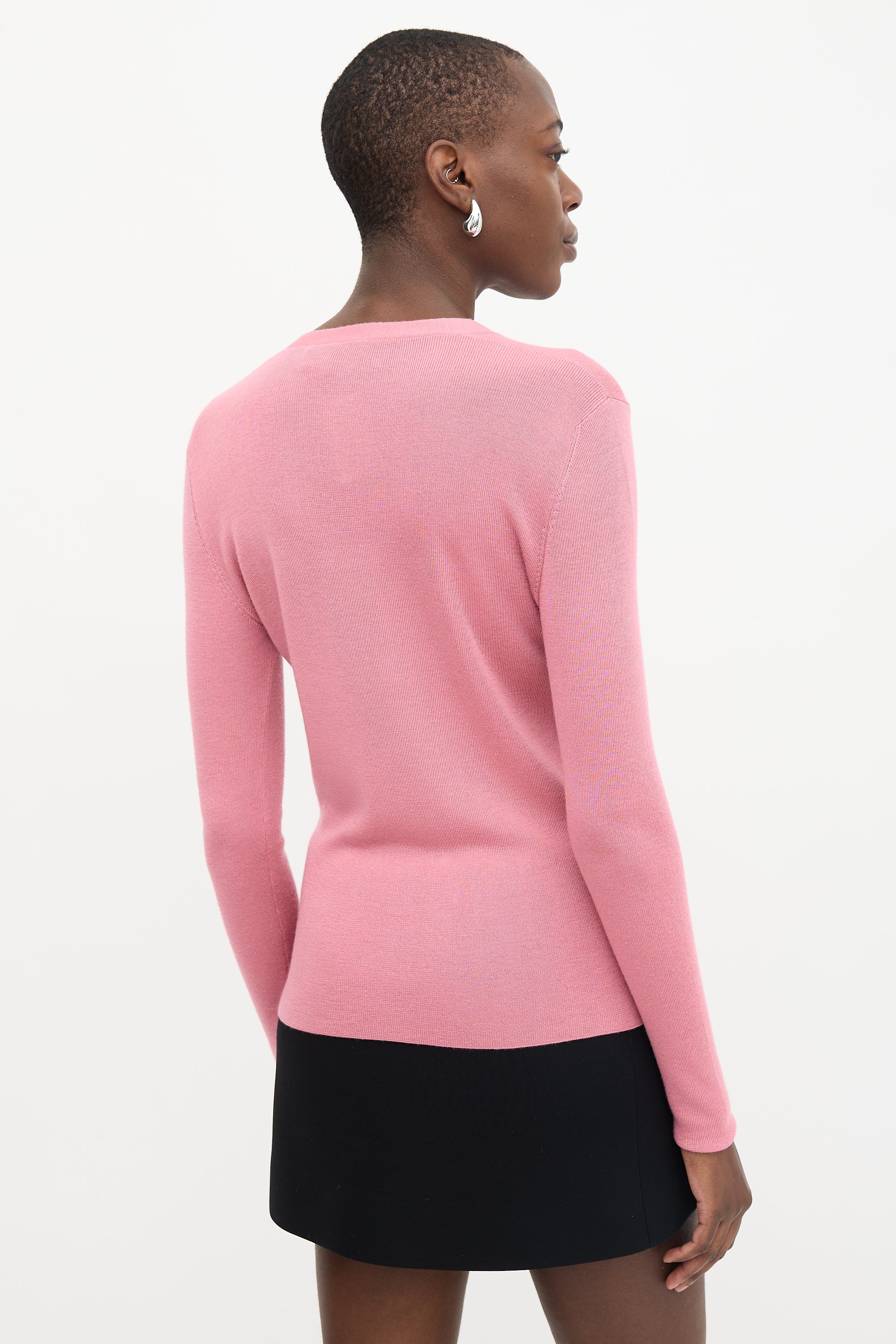 Prada Button Cardigan