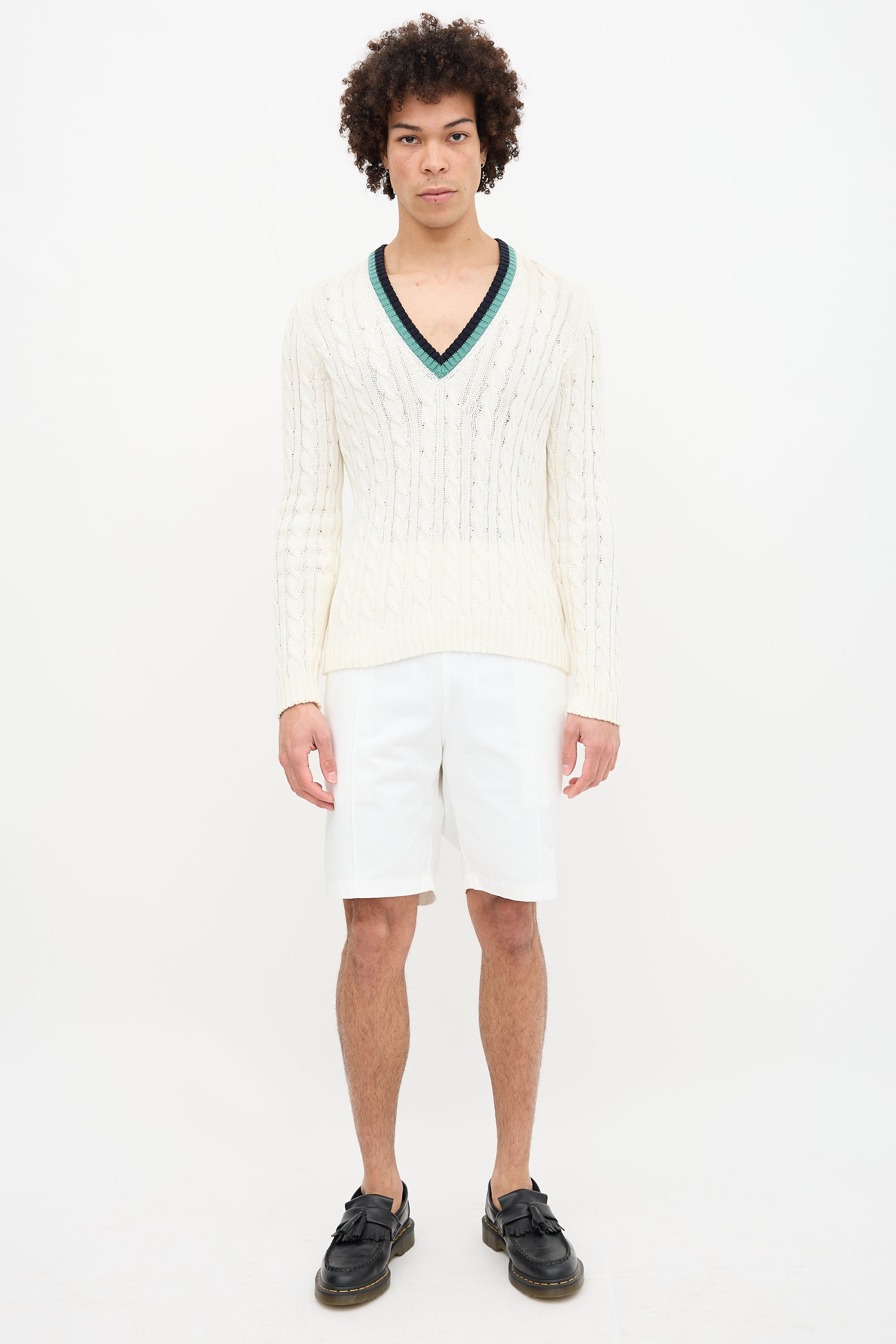 Prada Cable Knit Sweater