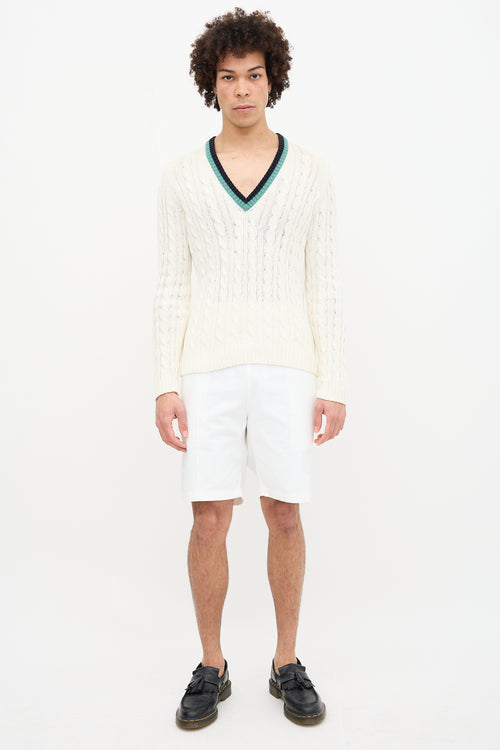 Prada Cable Knit Sweater