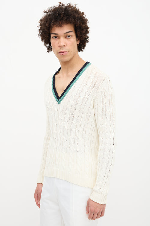 Prada Cable Knit Sweater