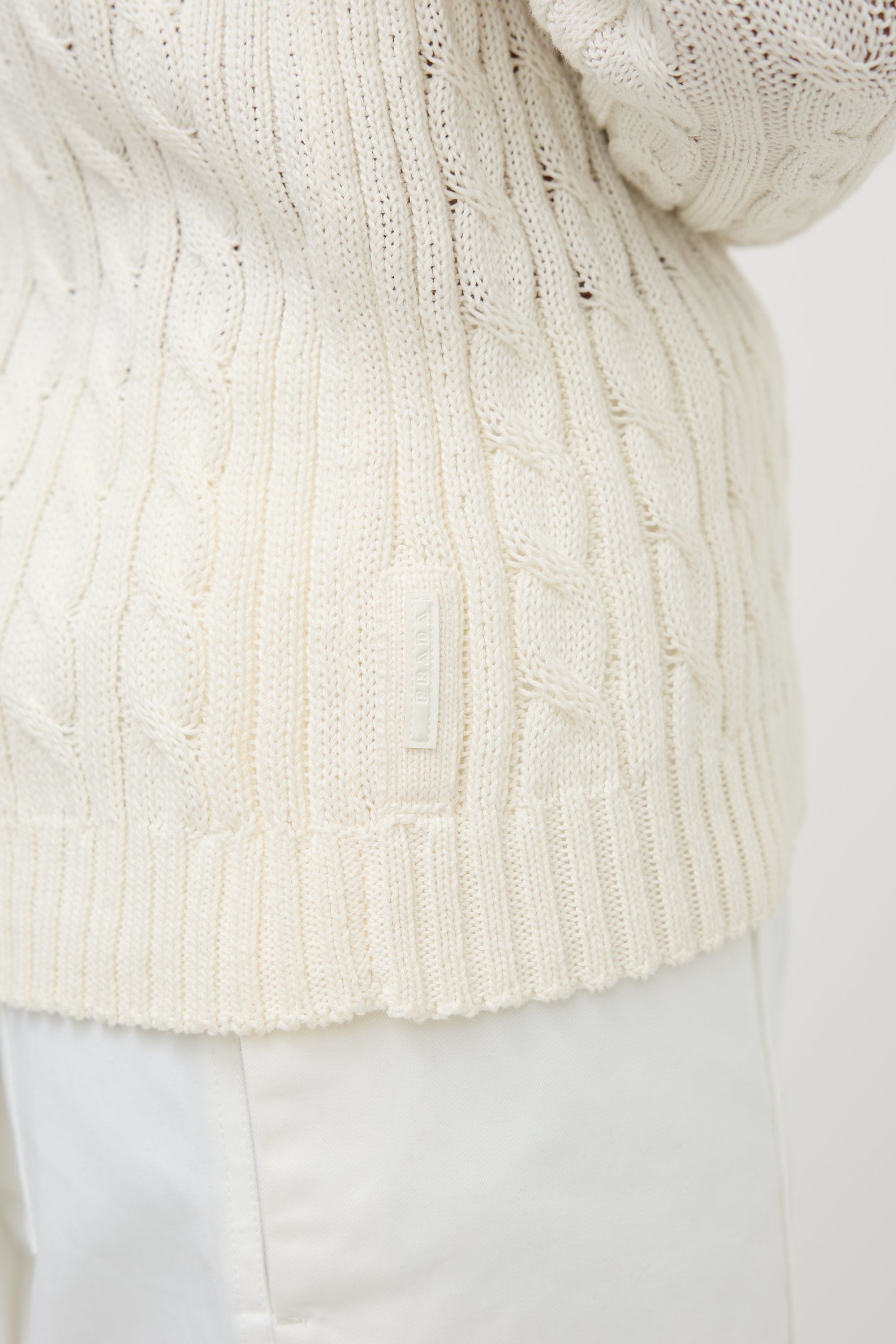 Prada Cable Knit Sweater