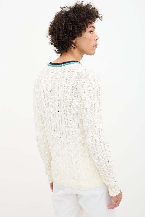 Prada Cable Knit Sweater