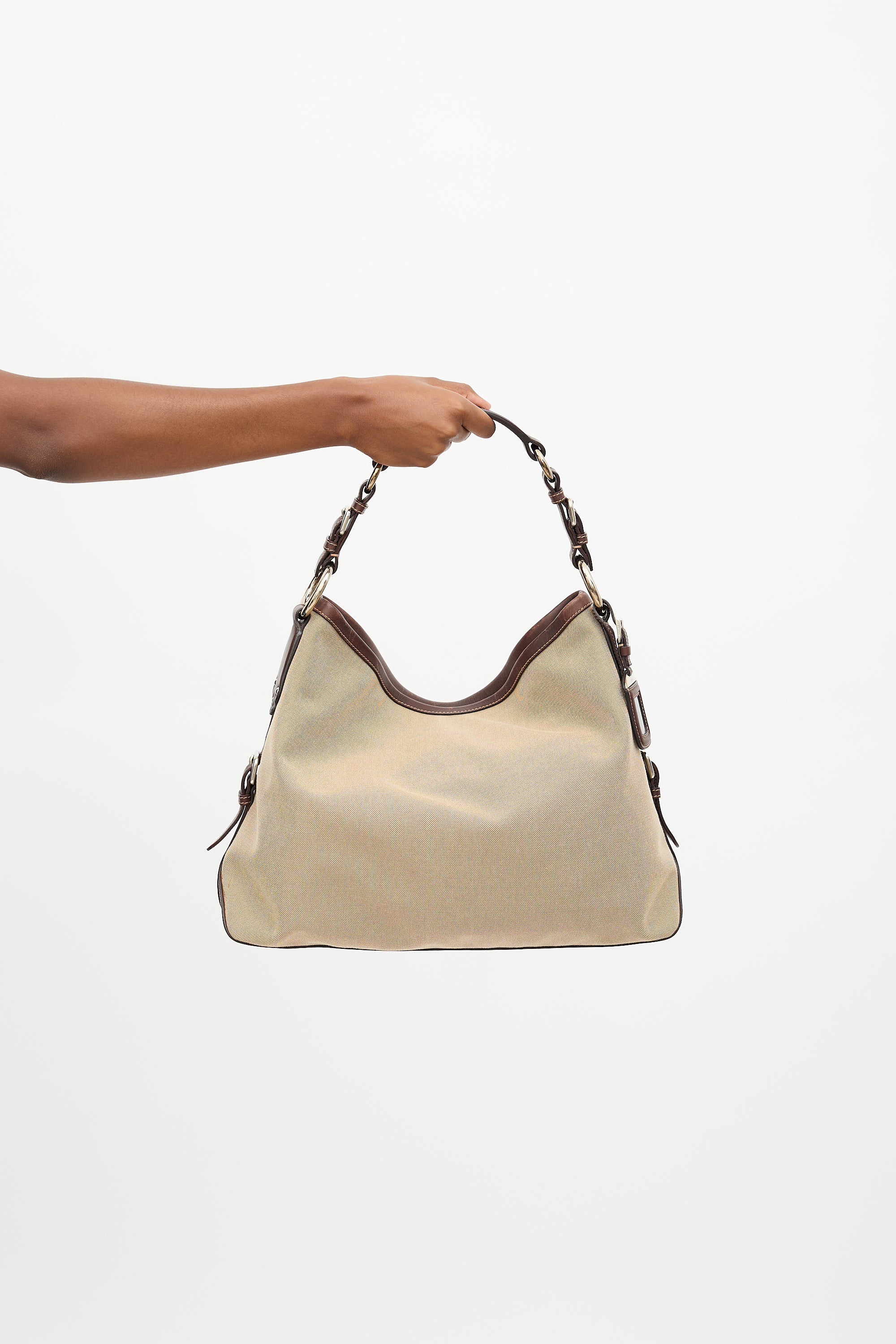 Prada Canapa Logo Shoulder Bag