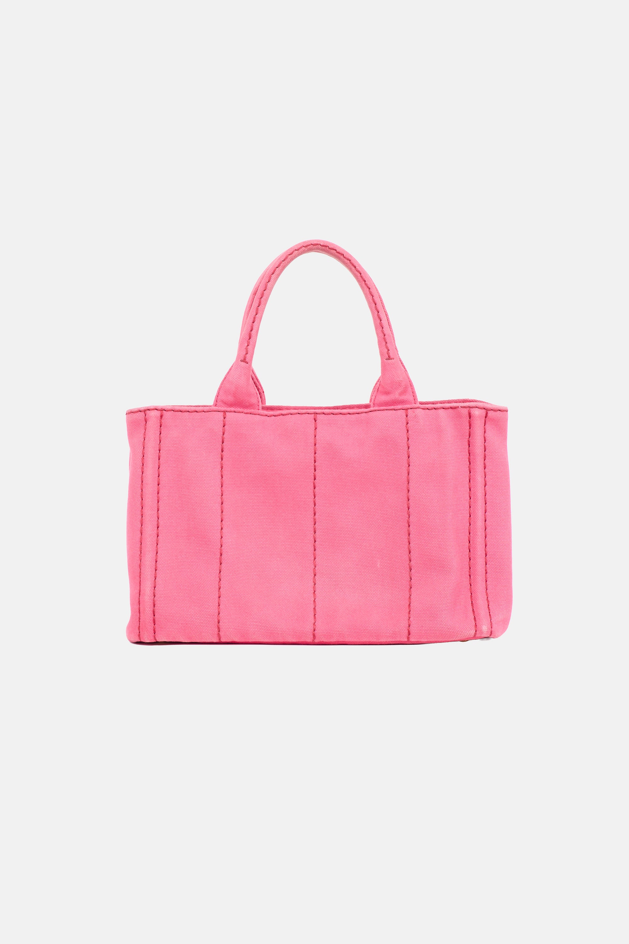 Prada Canvas Small Canapa Tote Bag