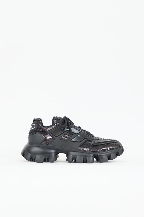 Prada Sequin Cloudbust Thunder Sneaker