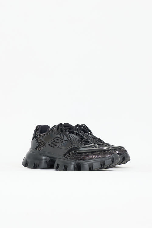 Prada Sequin Cloudbust Thunder Sneaker