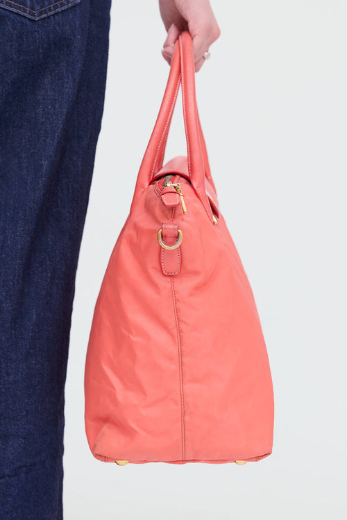 Nylon Convertible Tote Bag