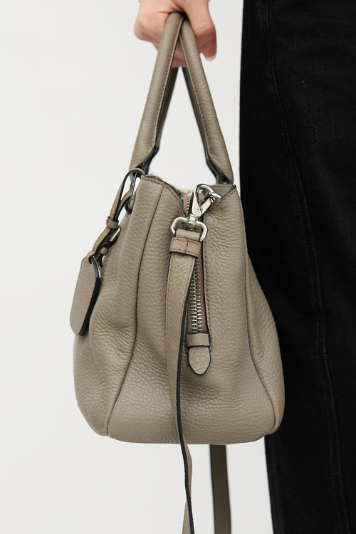 Prada Daino Leather Tote Bag