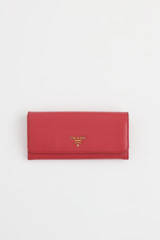 Saffiano Flap Wallet