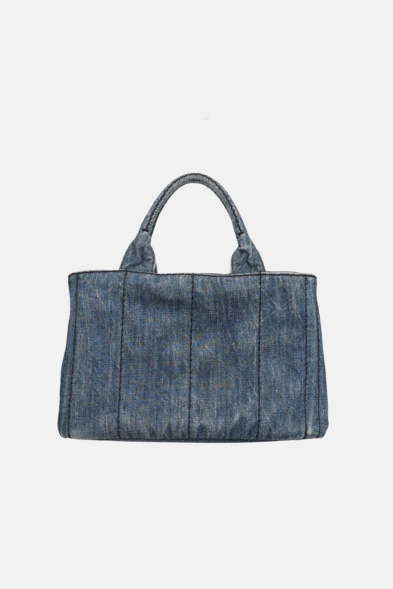 Prada Denim Canapa Tote Bag