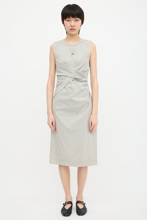 Prada Draped Midi Dress