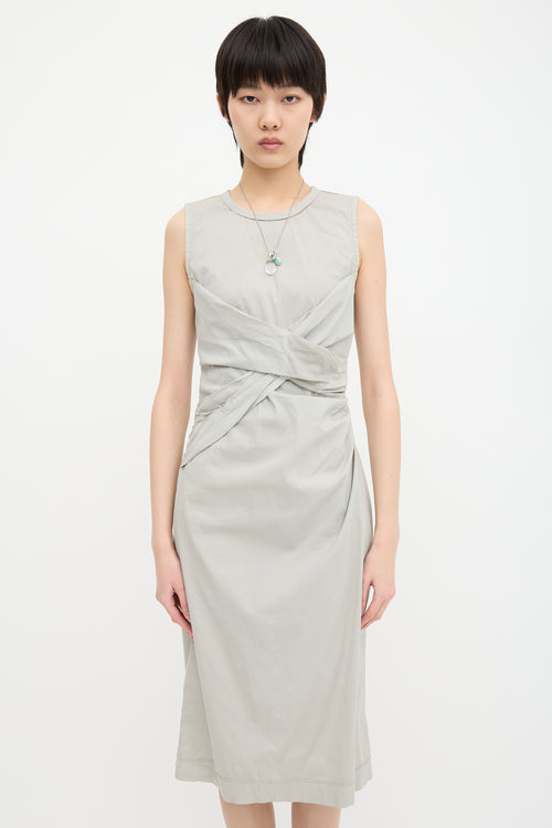 Prada Draped Midi Dress