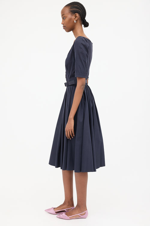 Prada FW 2007 Pleated Dress