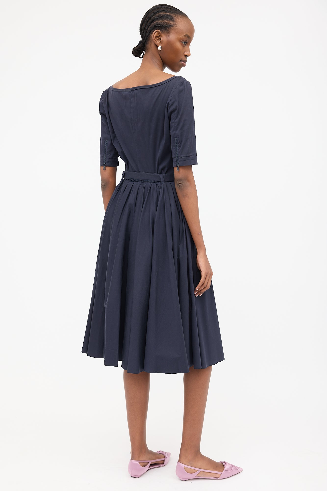 Prada FW 2007 Pleated Dress