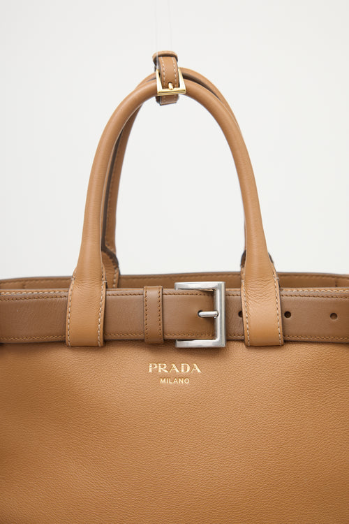 Prada FW 2024 Leather Small Buckle Bag