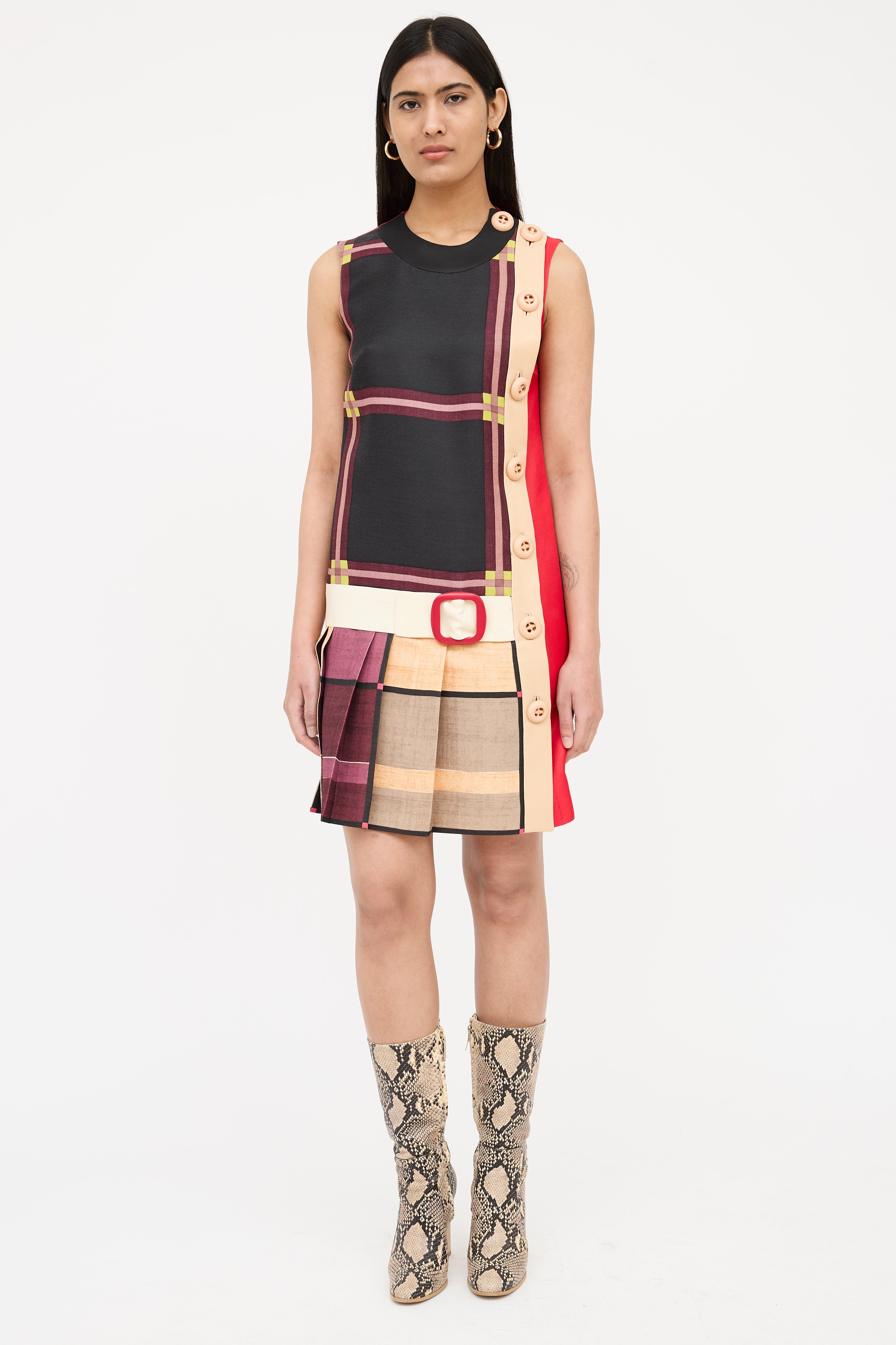 Prada FW11 Silk & Wool  Dress
