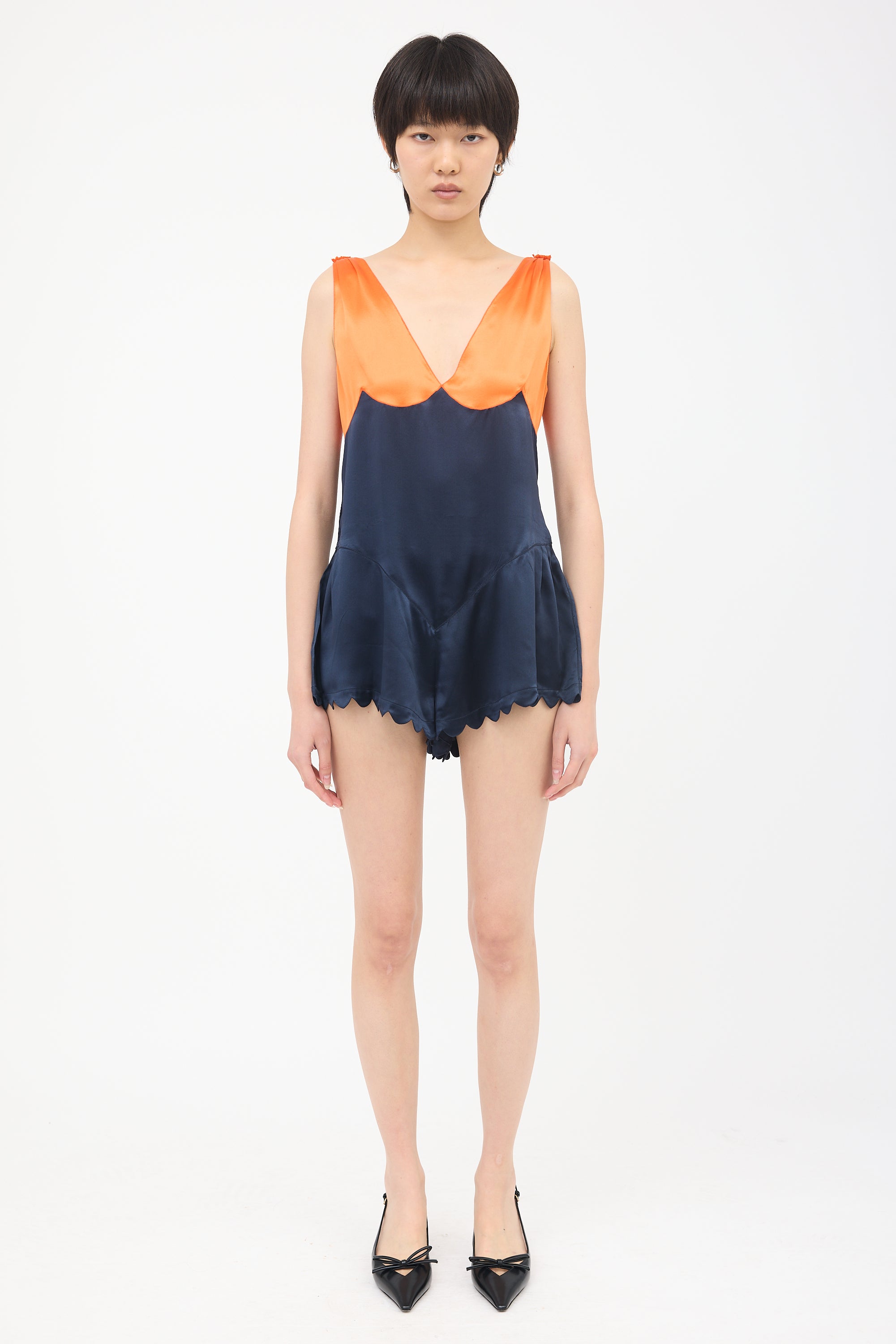 Prada FW 2002 Silk Romper