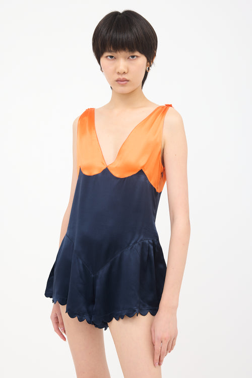 Prada FW 2002 Silk Romper