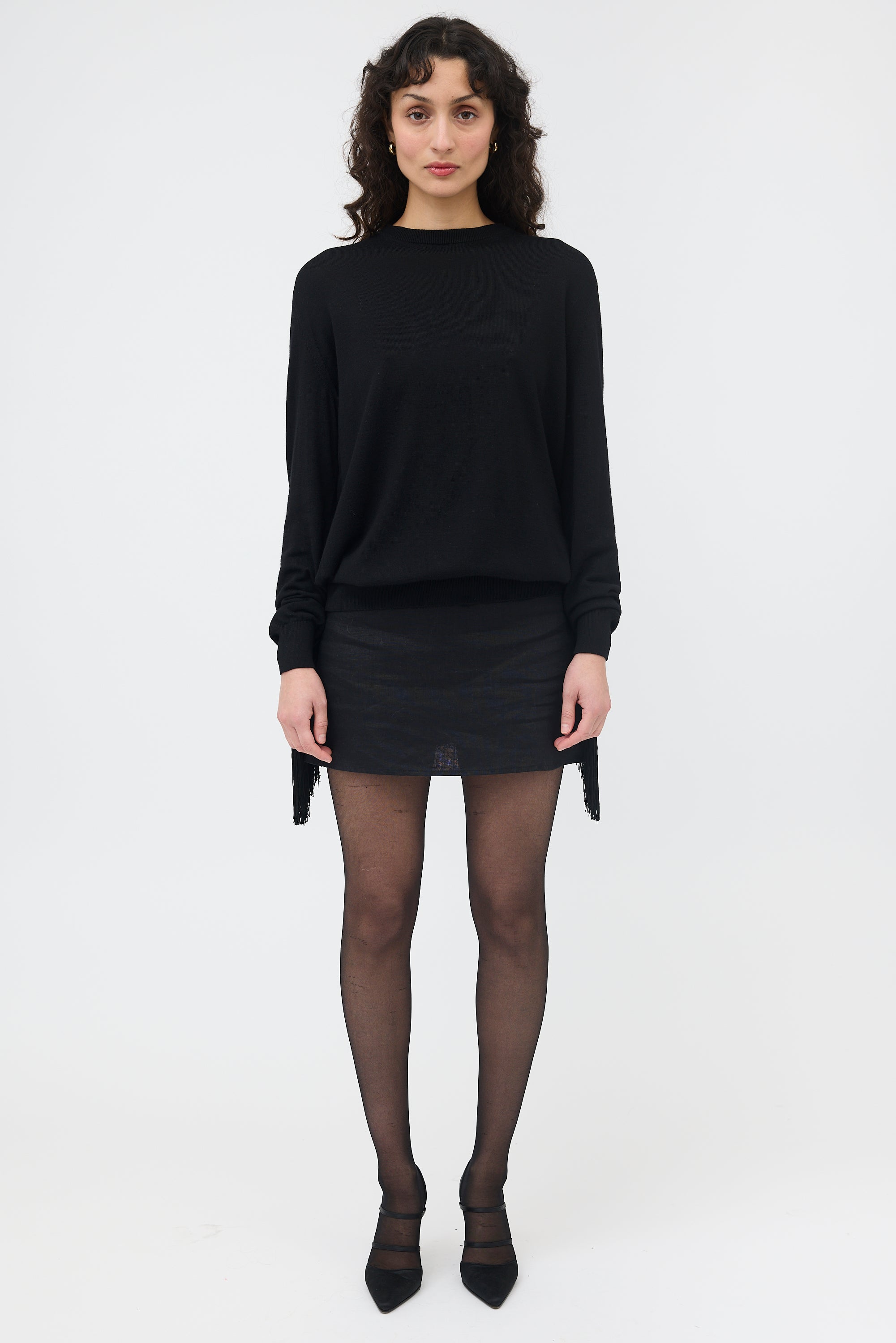 Prada Fall 2020 Fringe Sweater