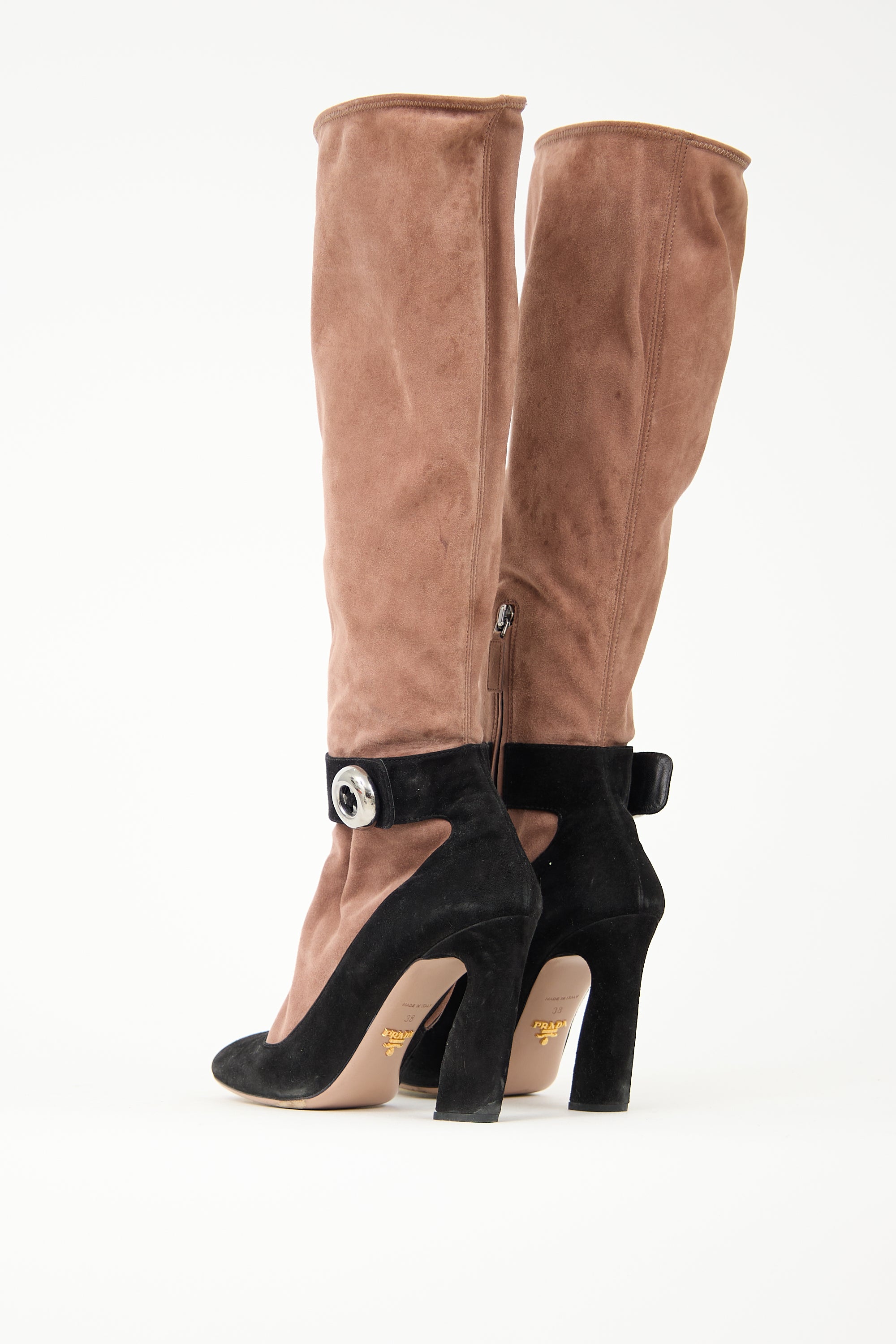 Prada Fall 2011 Suede Mary Jane Boot