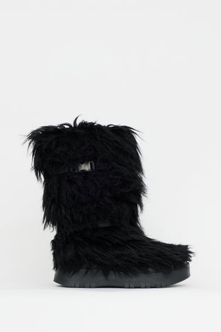 Prada Faux Fur Boot