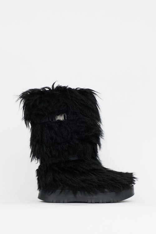 Prada Faux Fur Boot