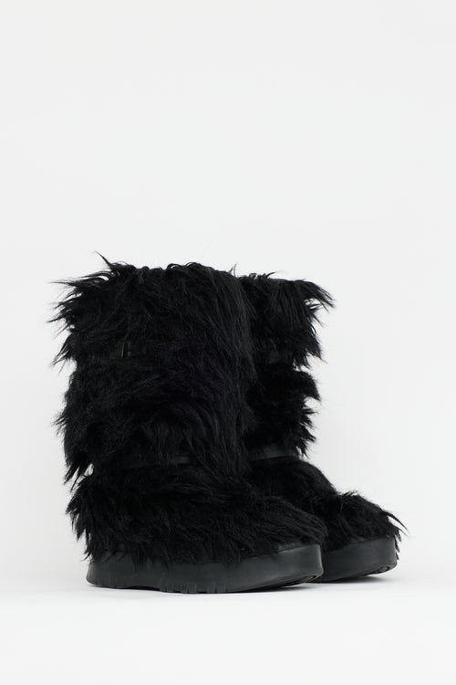 Prada Faux Fur Boot