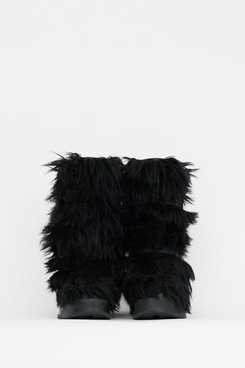 Prada Faux Fur Boot
