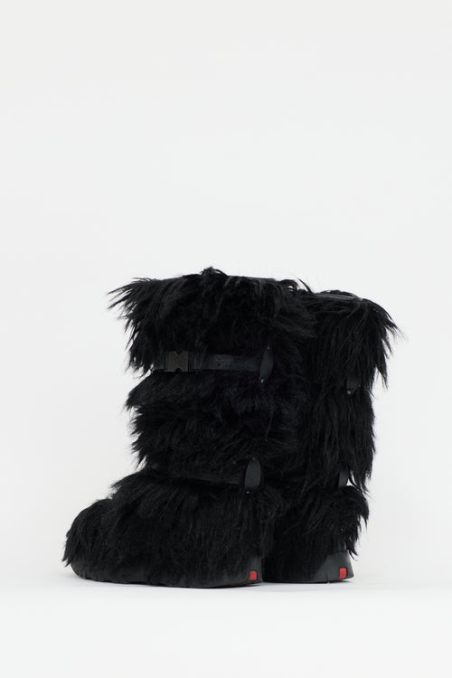 Prada Faux Fur Boot