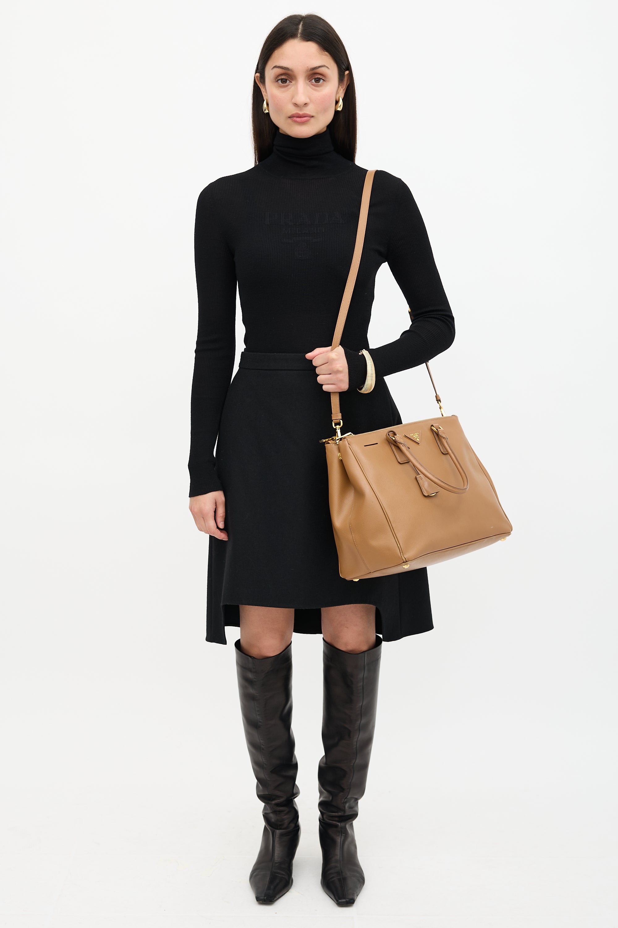 Prada Saffiano Leather Galleria Bag