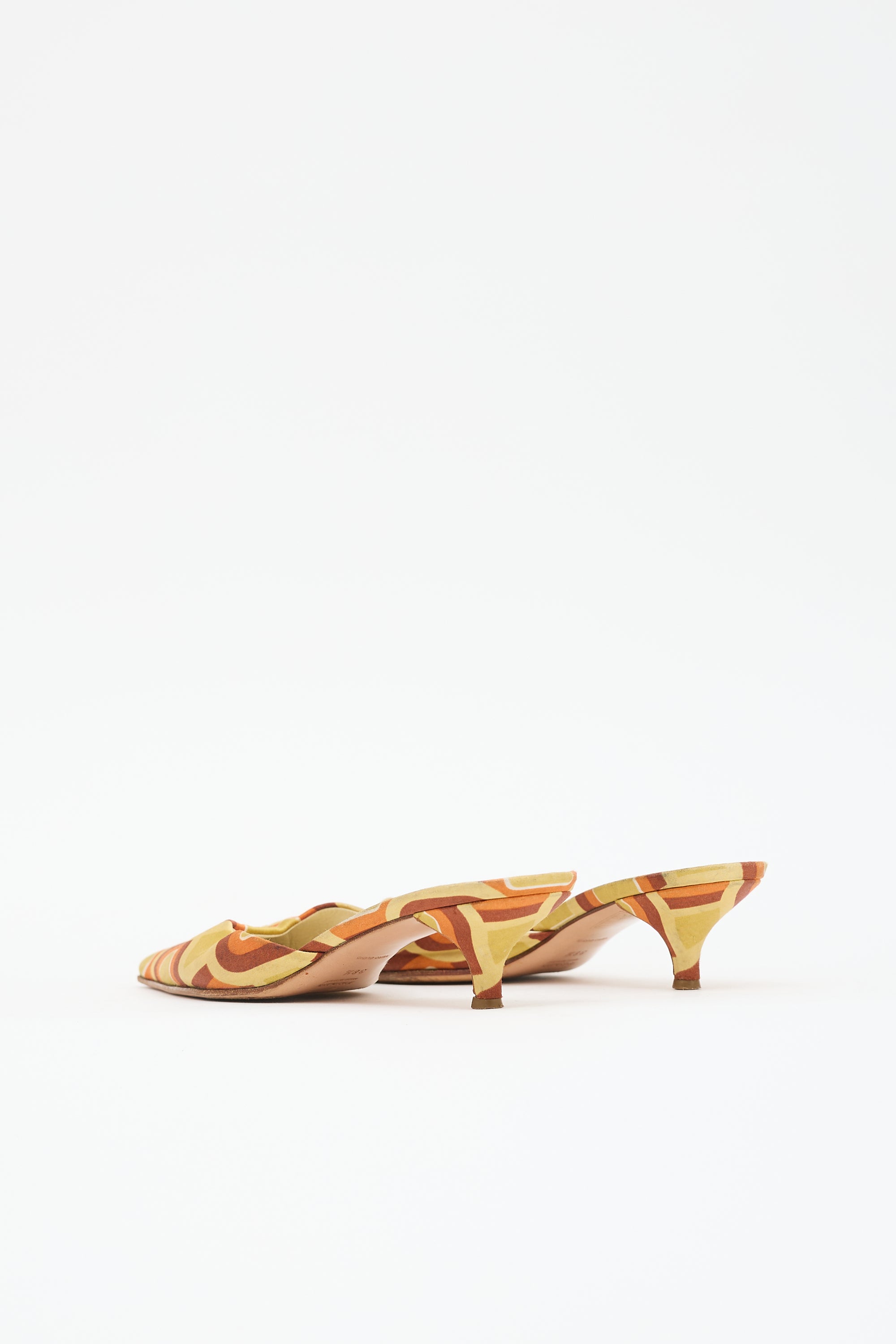 Prada Satin Pointed Toe Mule