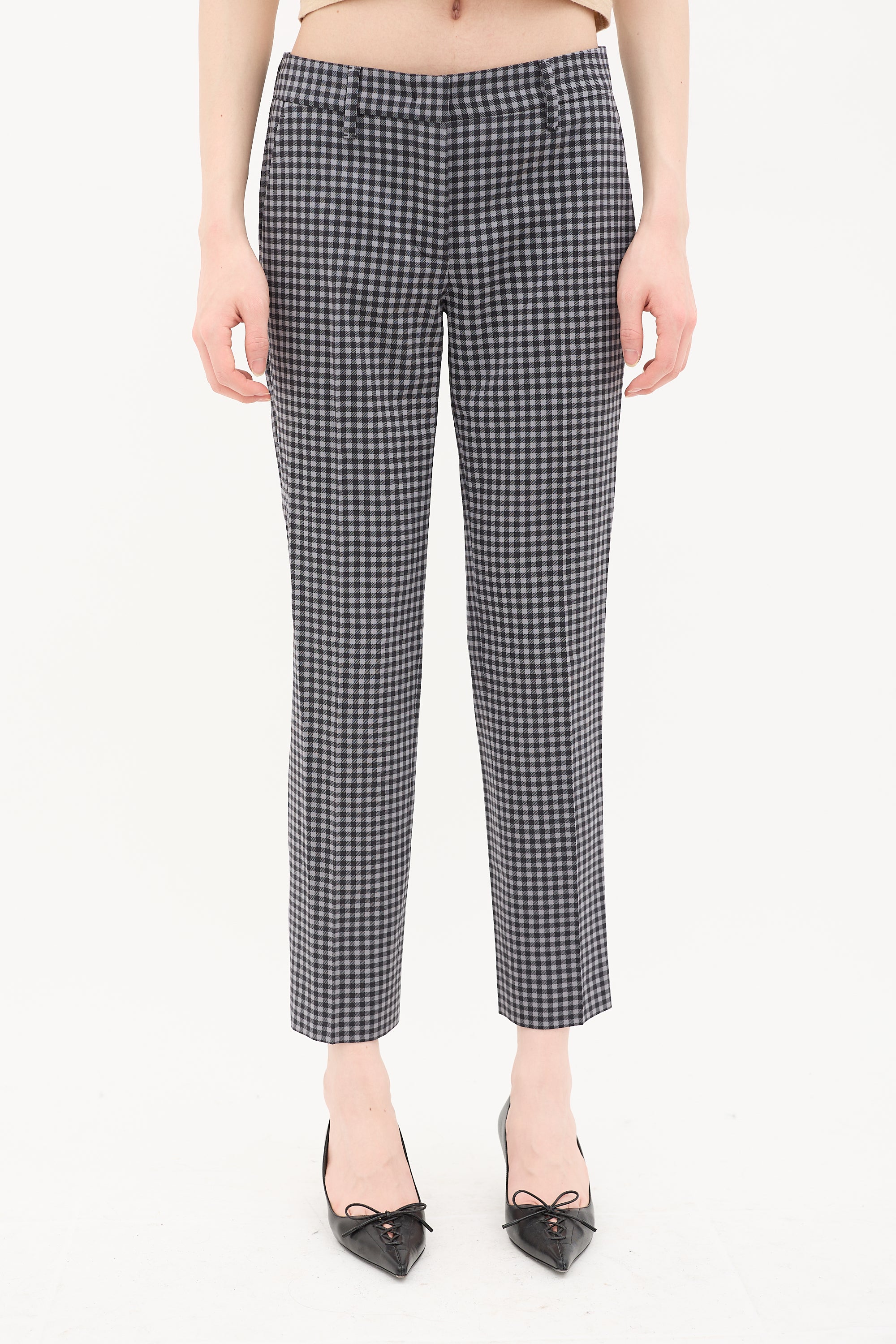 Prada Gingham Trouser