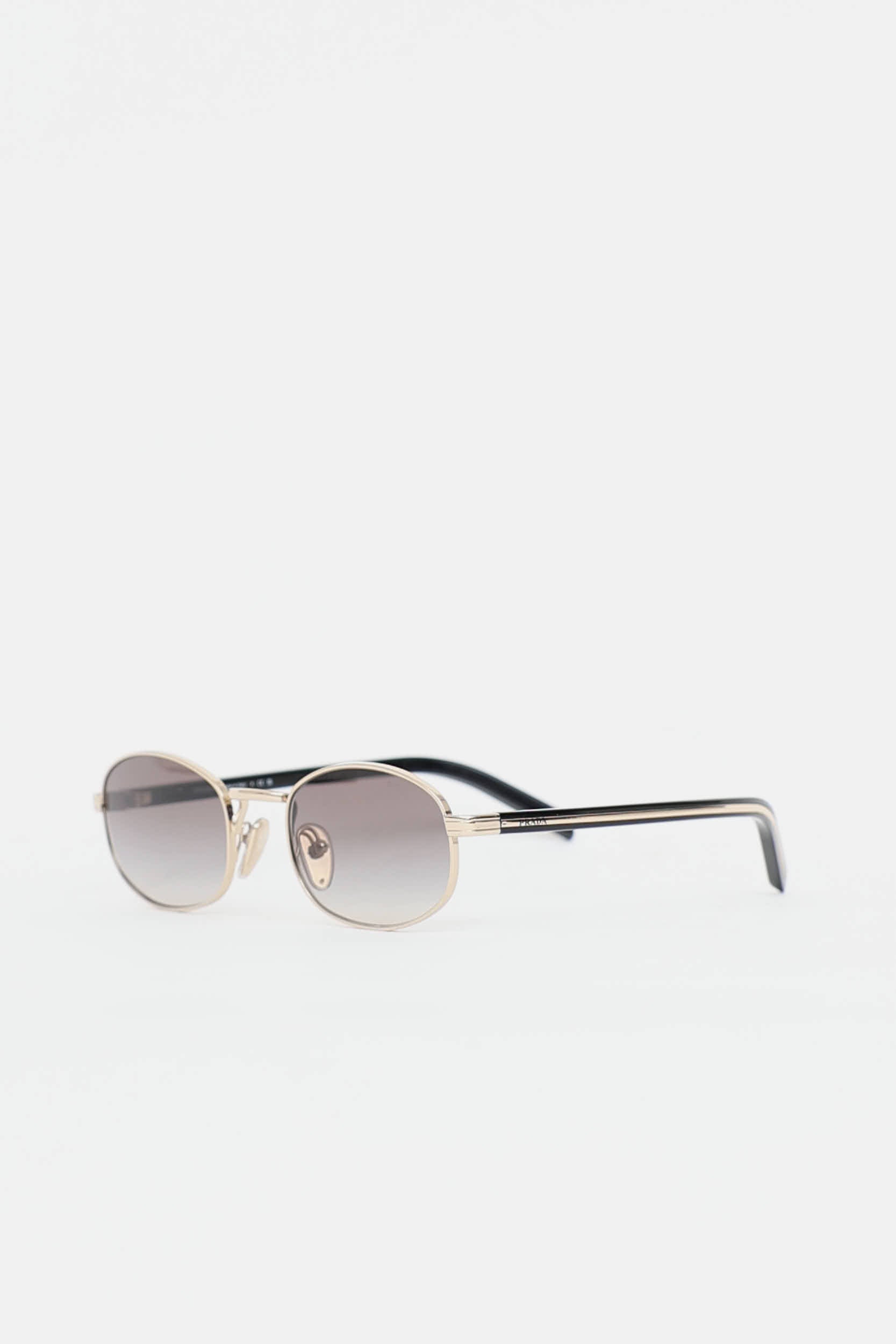 Prada Gold Black SPRB53 Sunglasses