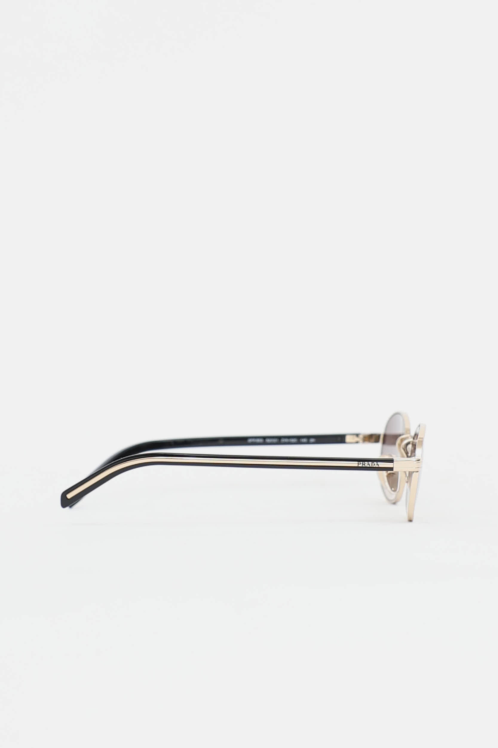 Prada Gold Black SPRB53 Sunglasses