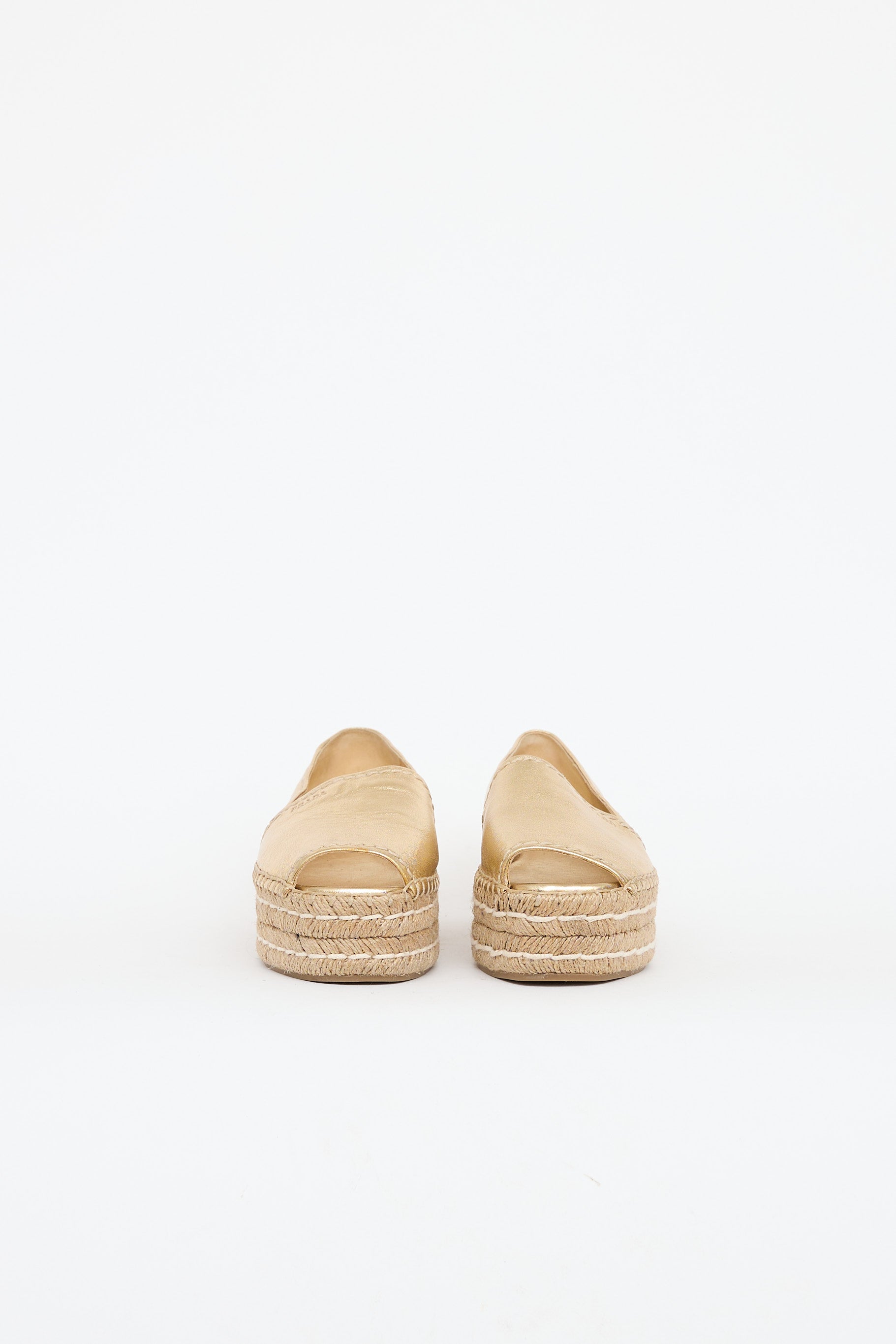 Prada Platform Espadrille Sandal