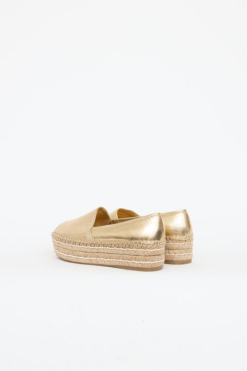 Prada Platform Espadrille Sandal