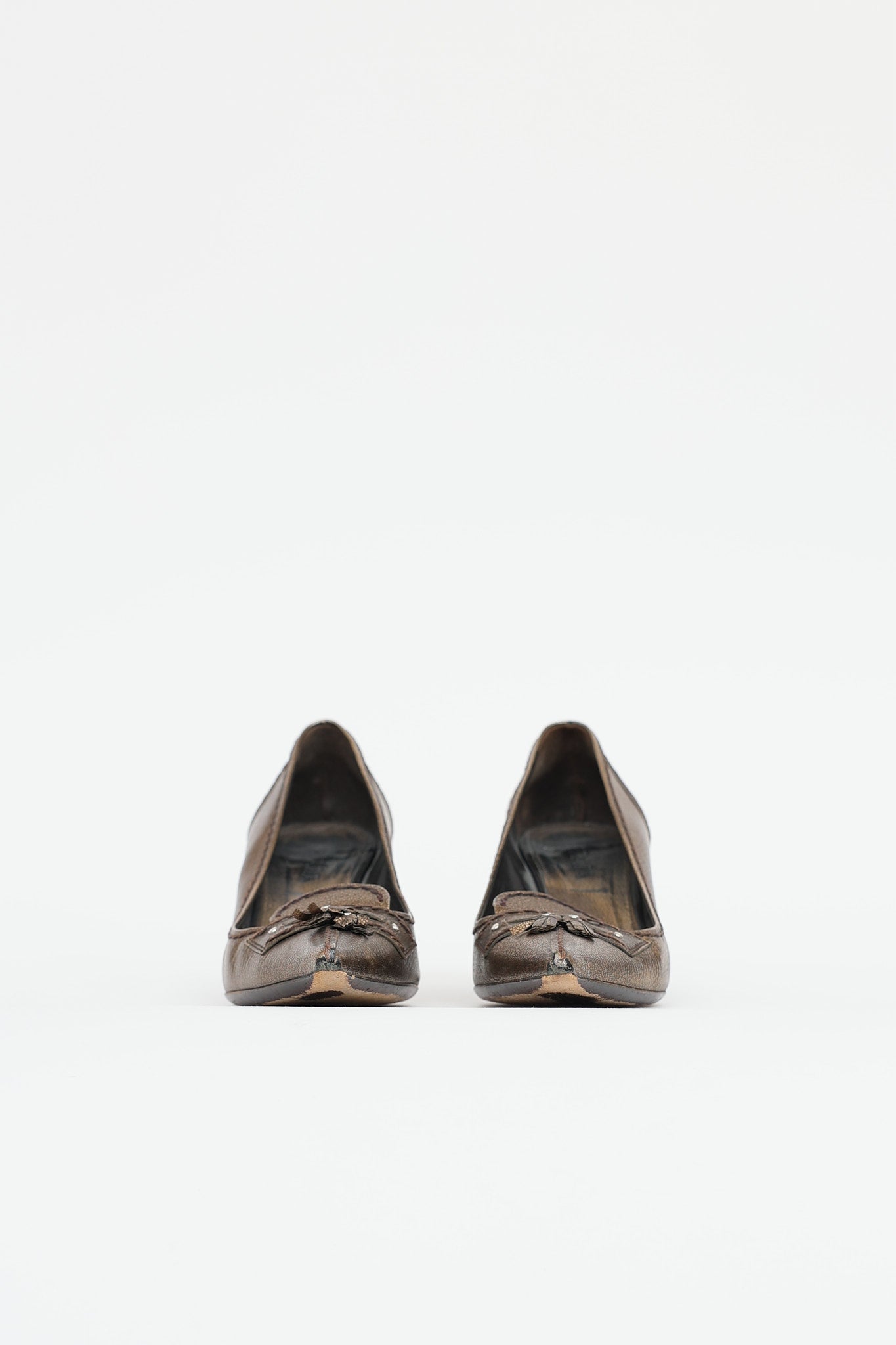 PradaTassel Point Toe Pump