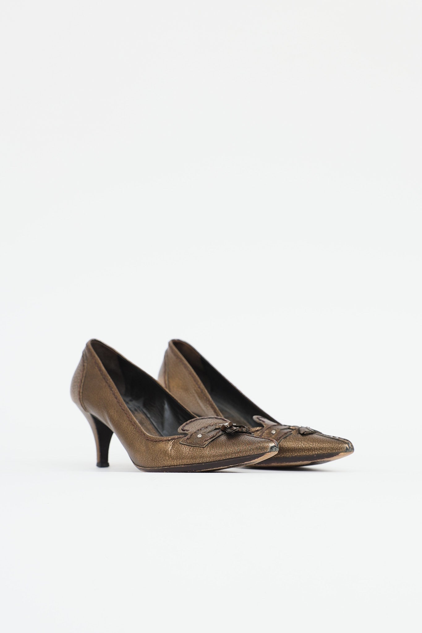 PradaTassel Point Toe Pump