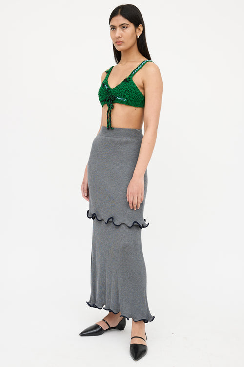 Prada FW 2017 Knit Bralette Top