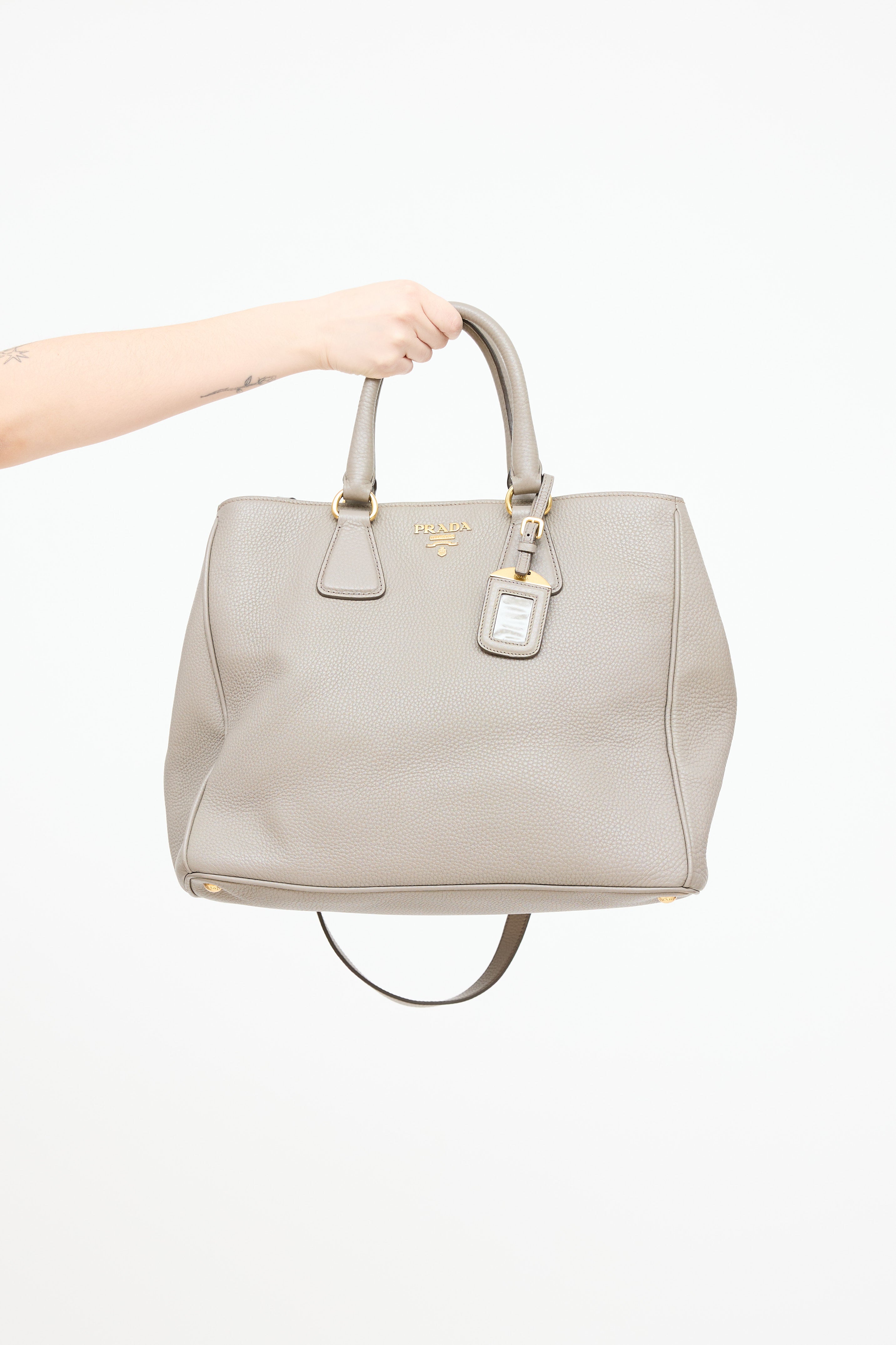 Prada Vitello Daino Tote Bag