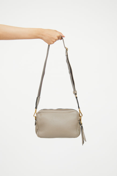 Prada Grey Double Zip Camera Bag