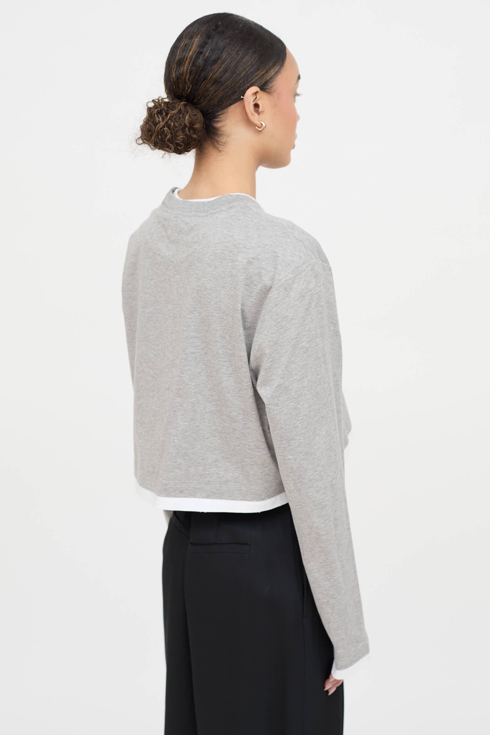Prada Layered Jersey Top