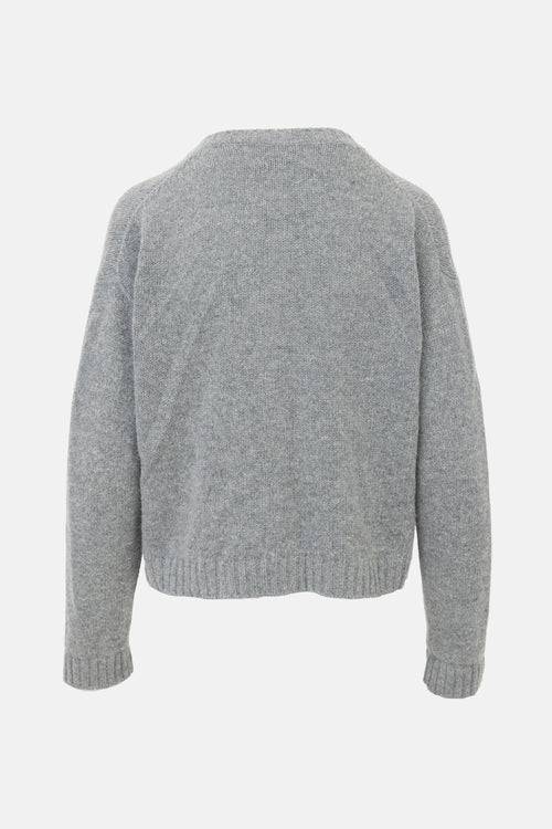 Prada Grosgrain Bow Cardigan