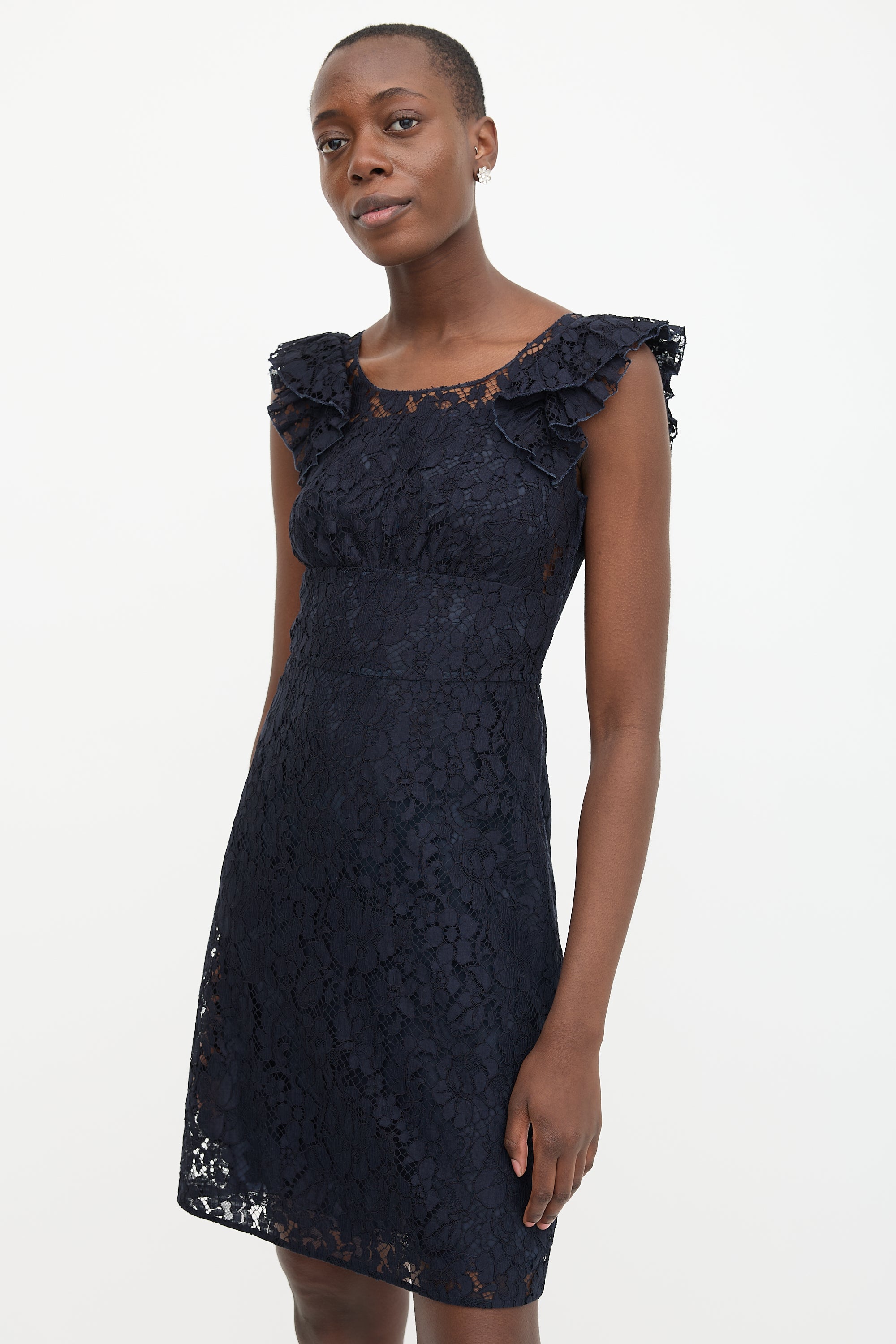 Prada Guipure Lace Dress