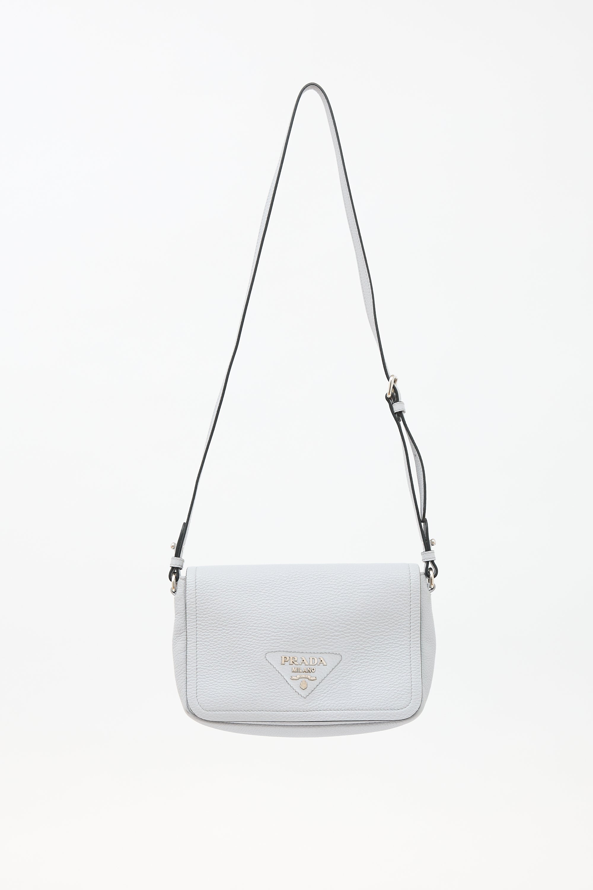 Prada Leather Identity Shoulder Bag