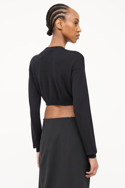 Prada Knit Cropped Cardigan