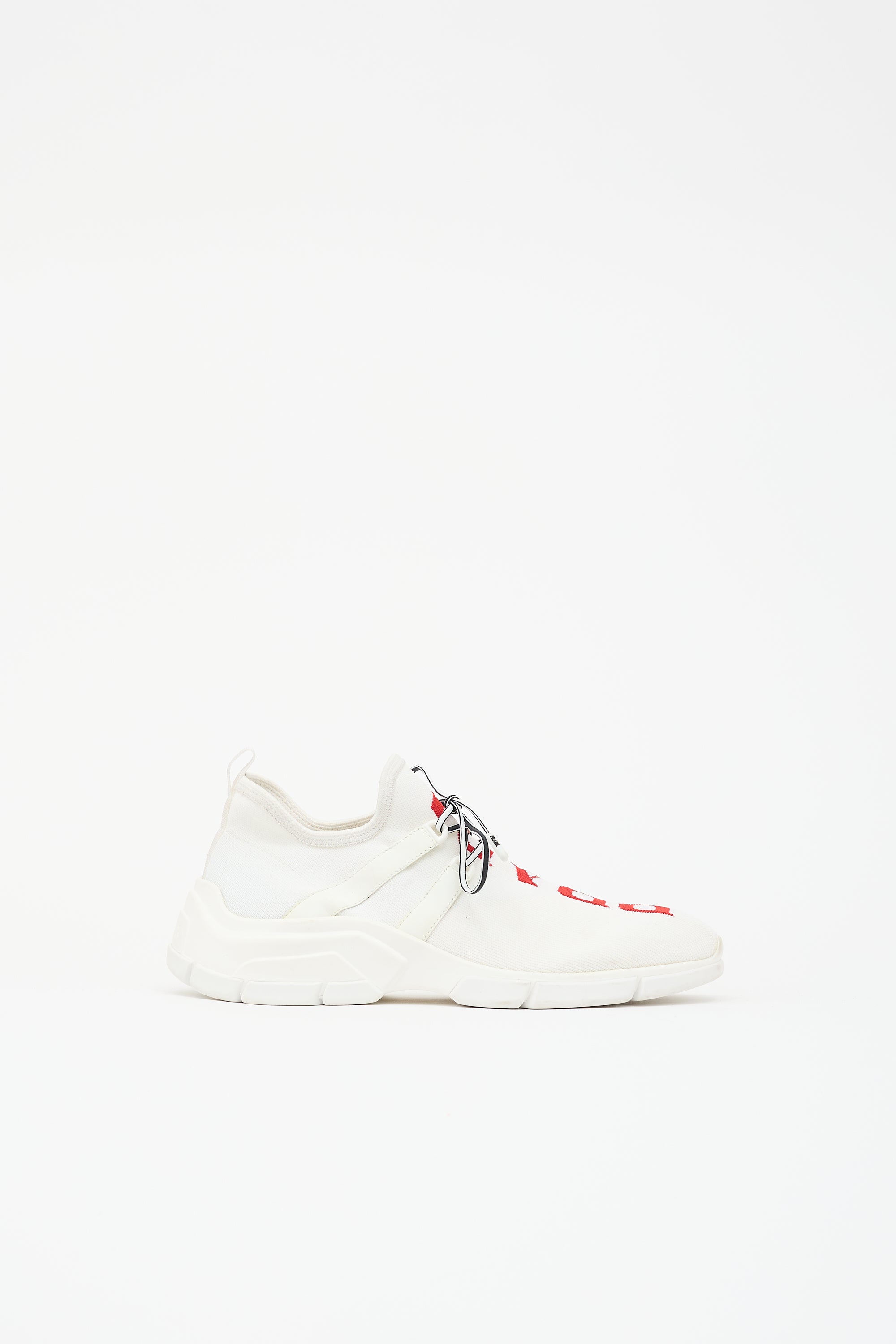 Prada Knit Logo Sock Sneaker