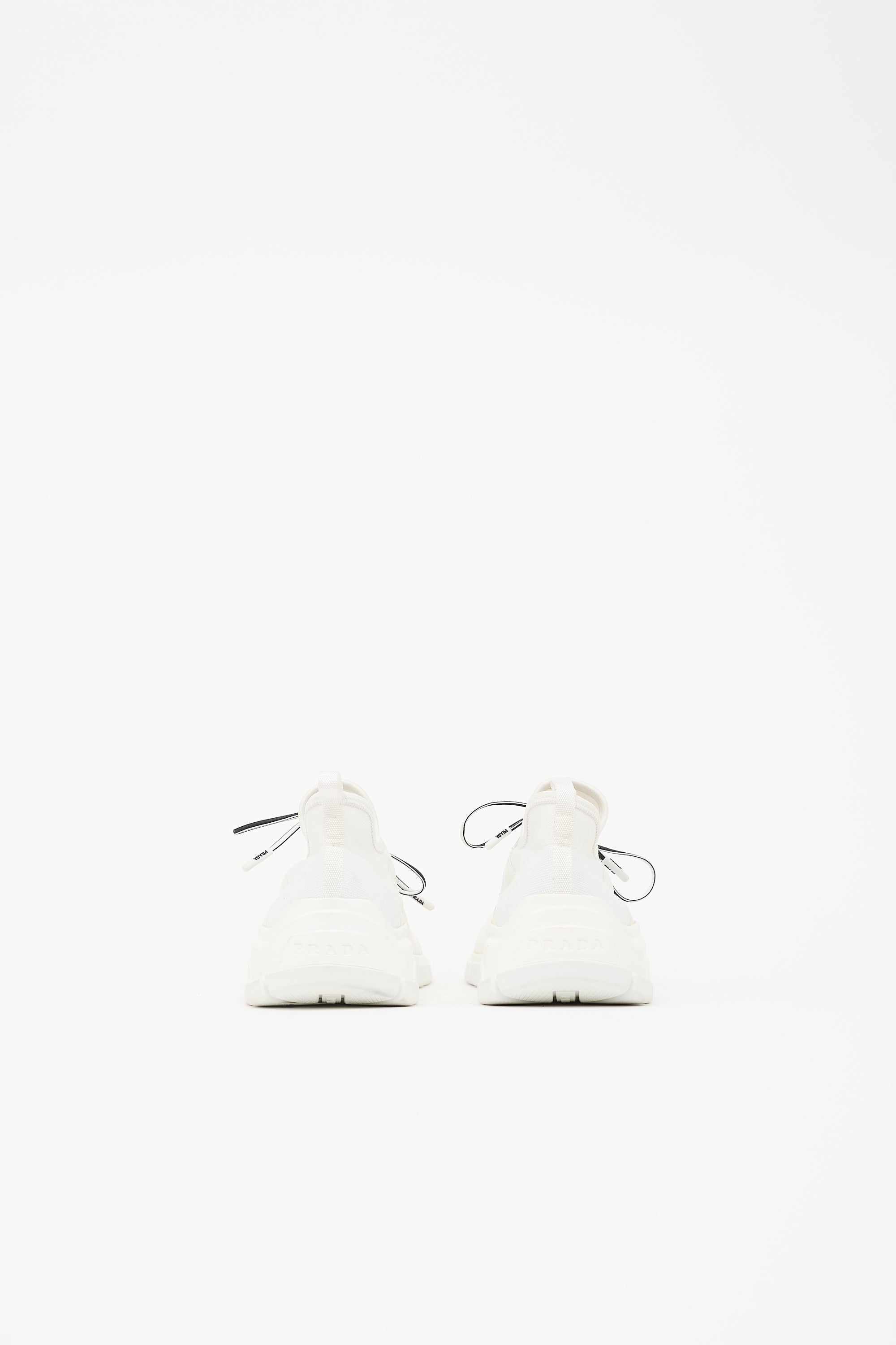 Prada Knit Logo Sock Sneaker