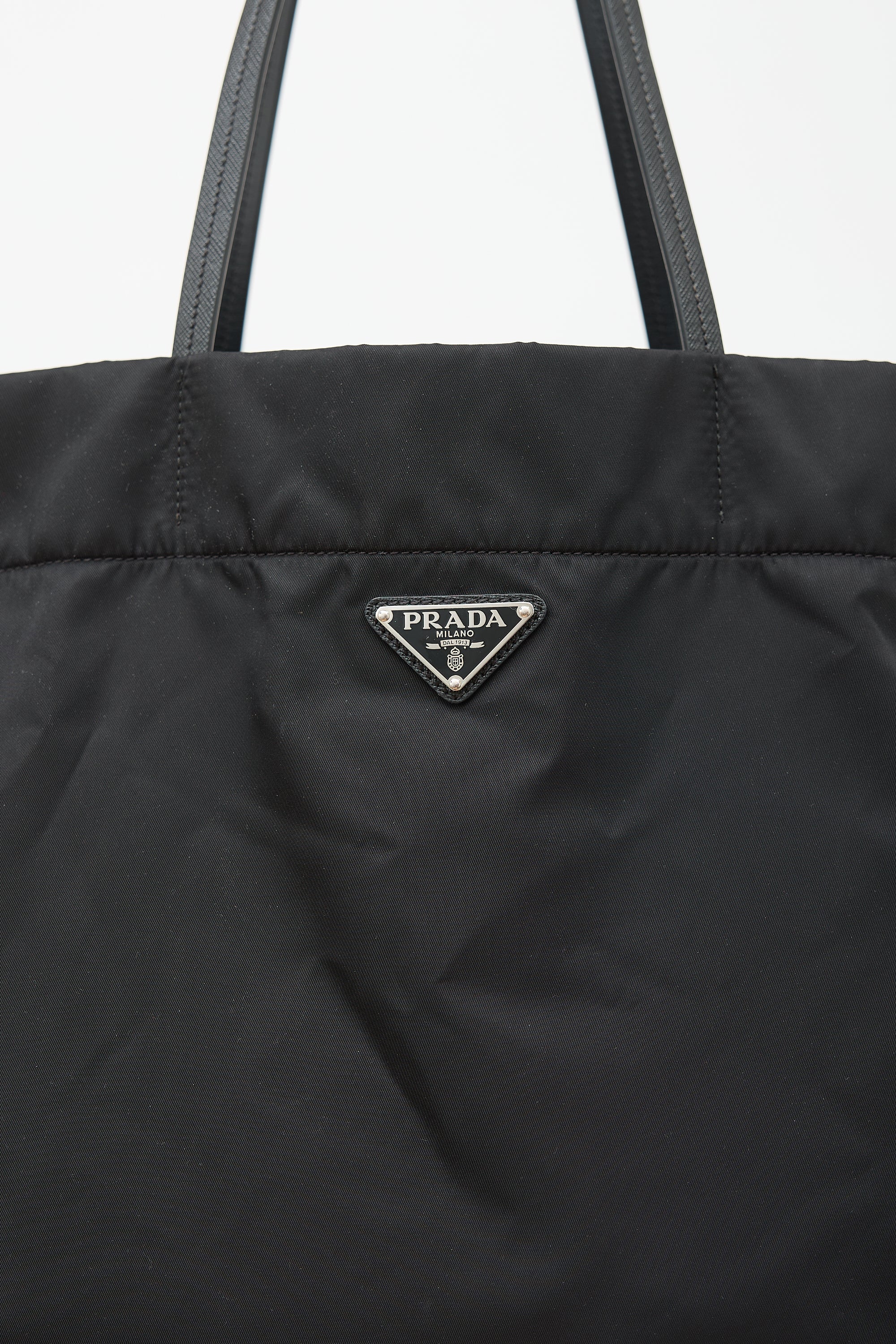 Prada Re-Nylon Logo Tote Bag