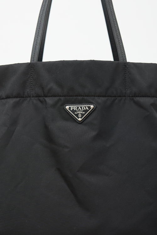 Prada Re-Nylon Logo Tote Bag